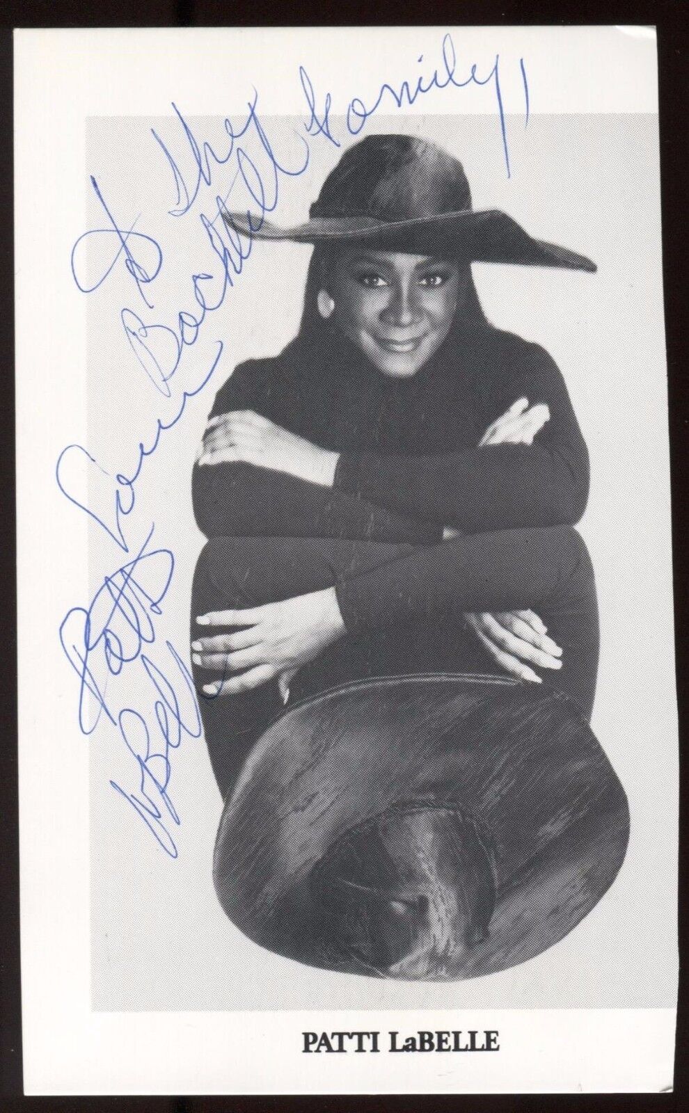 Patti LaBelle Signed Photo Poster painting Vintage Autographed from 1991 AUTO