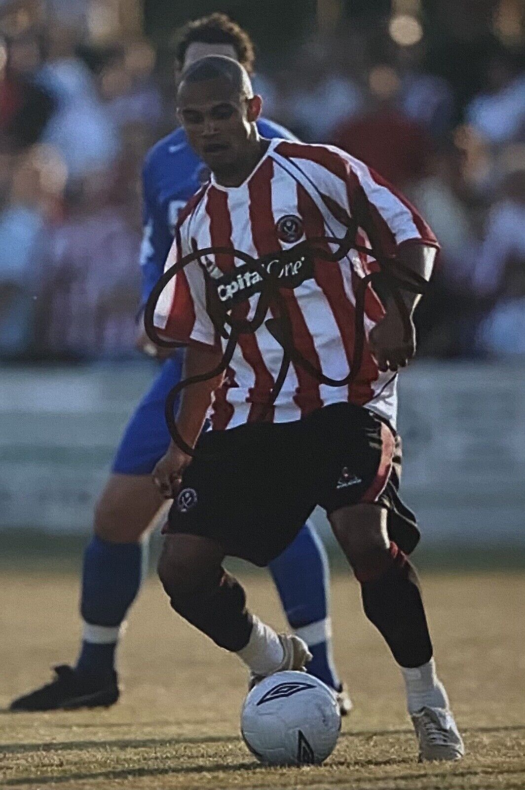 Danny Webber Genuine Hand Signed Sheffield United 6X4 Photo Poster painting