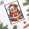 Diamond Painting Xmas Owl Diary Book 50 Pages for Adults Kids