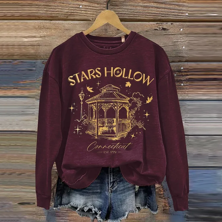 VChics Stars Hollow Connecticut Casual Sweatshirt