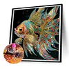 carpe koi - peinture diamant de forme sp&eacute;ciale - 30*30cm