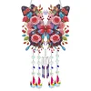 Double Sided Colorful Pattern 5D DIY Crystal Rhinestone Wind Bell Suncatcher Hanging Kits