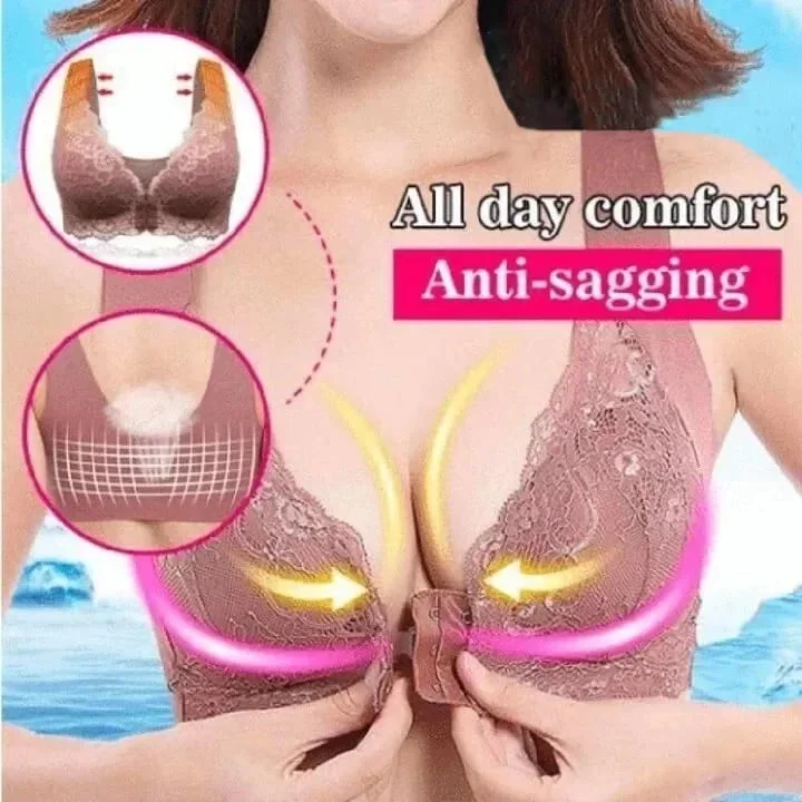 FRONT CLOSURE '5D' SHAPING WIRELESS BEAUTY BACK BRA(BUY 1 GET 2 FREE)