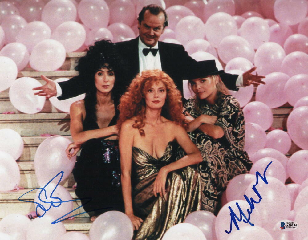 SUSAN SARANDON & MICHELLE PFEIFFER SIGNED AUTOGRAPHED 11x14 Photo Poster painting - CHER BECKETT