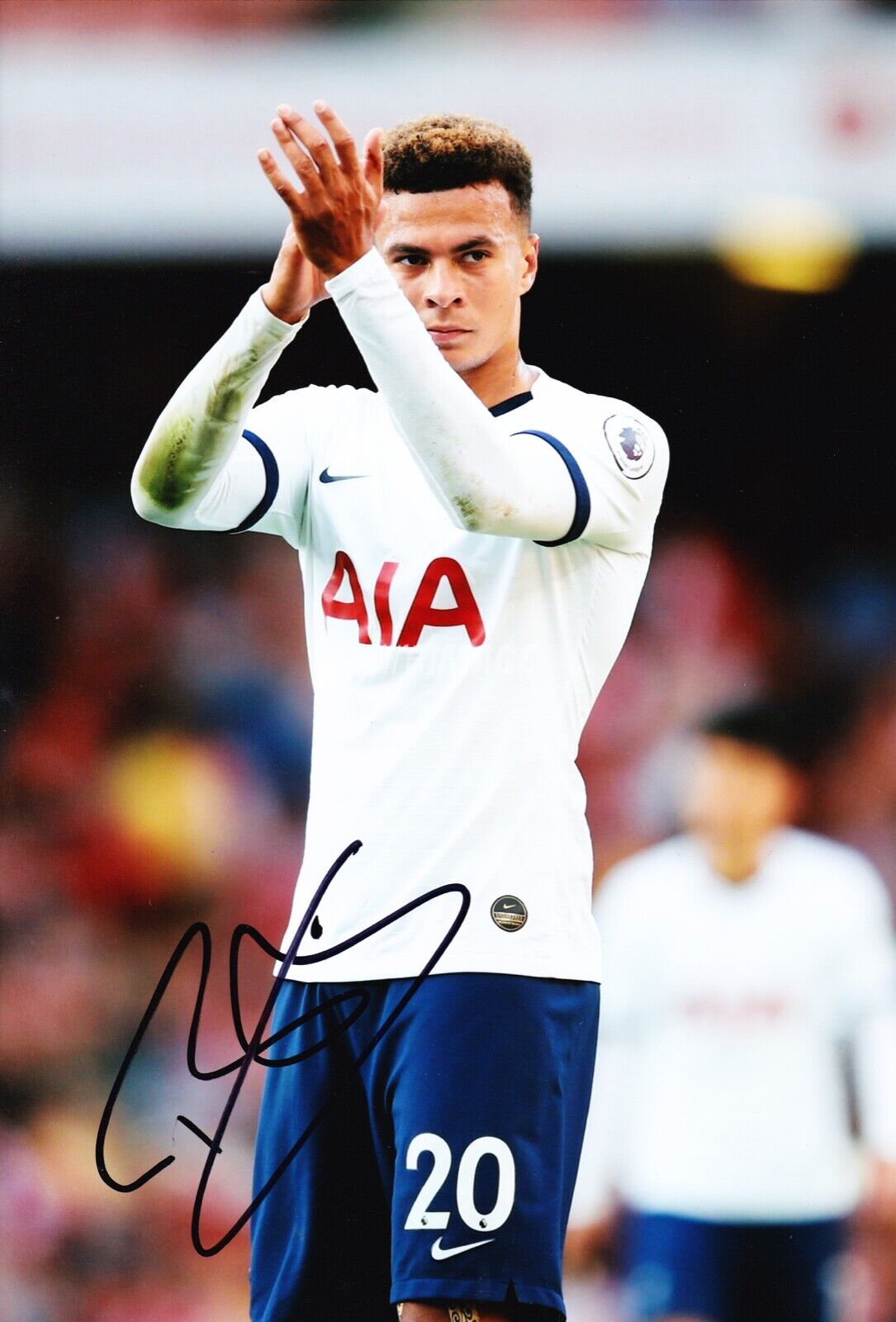 Dele Alli Signed 12X8 Photo Poster painting ENGLAND SPURS Tottenham Hotspur AFTAL COA (1501)