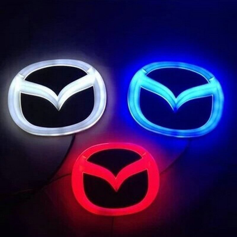 LED Light Rear trunk Badge Stickers Decals for Mazda 2 3 6 RX8 RX7 CX7 8 CX5 MX5 323  dxncar