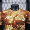 2025/2026 Player Version Real Madrid Nezha Special Edition Yellow Football Shirt 1:1 Thai Quality