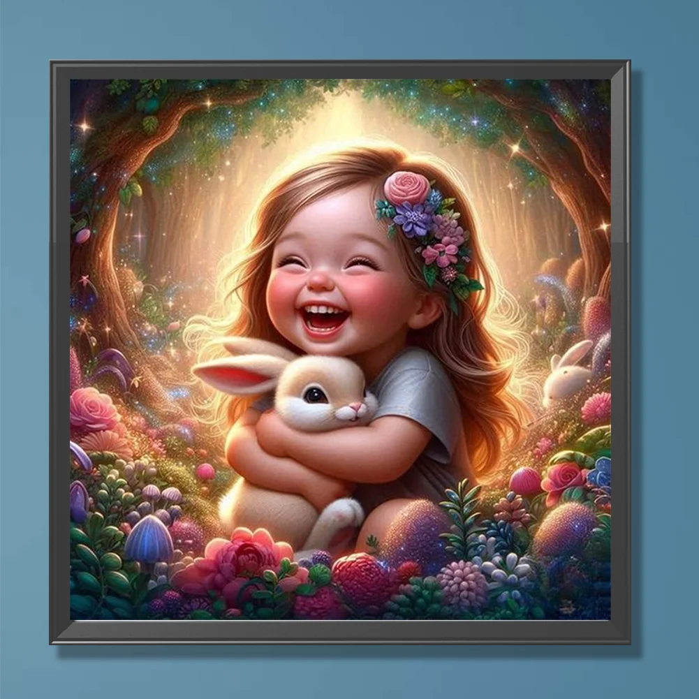 DIY Paint By Number 40*40cm - Bunny Girl