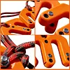 Hoist Block and Tackle System Portable Nylon Block and Tackle Pulley System Compact Game Lifting Tool for Backcountry Hunting