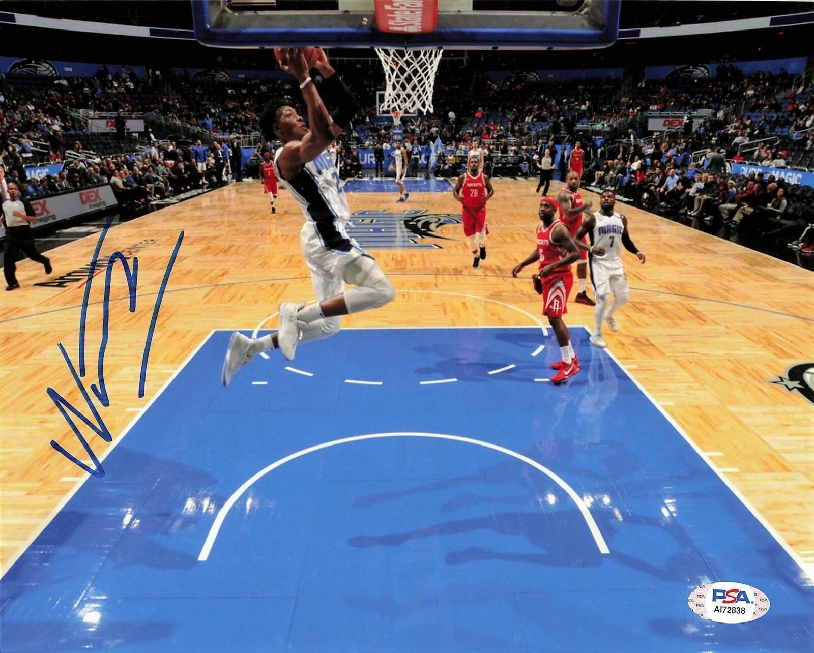 Wesley Iwundu signed 8x10 Photo Poster painting PSA/DNA Orlando Magic Autographed