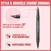 Stylo &agrave; sourcils 2 en 1 &agrave; double extr&eacute;mit&eacute;