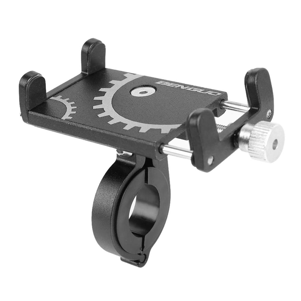 

Aluminium Alloy Bicycle Mobile Phone Holder Bike Handlebar Clip Stand Mount, Black, 501 Original