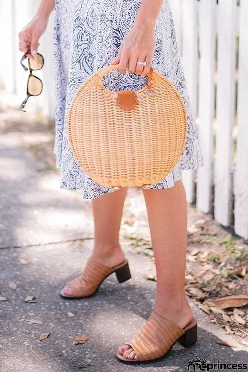 Snail Straw Tote Bag