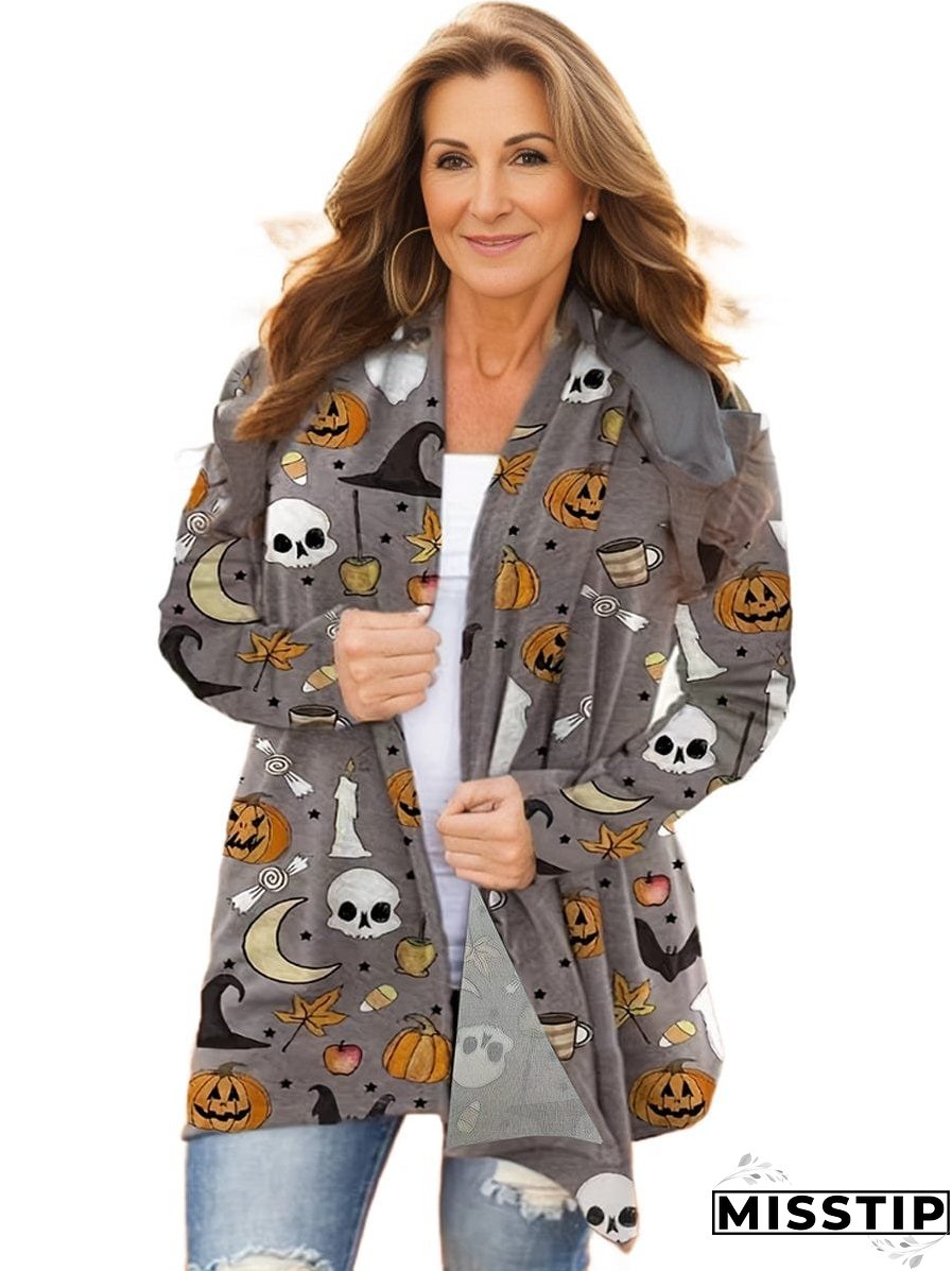 Plus Size Soft Plaid Button Down Jacket