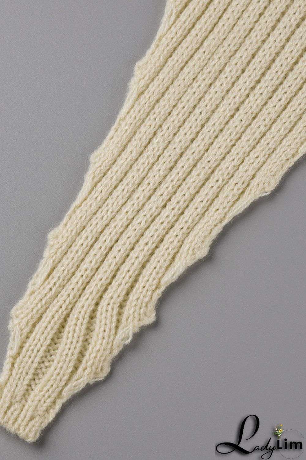 Apricot Sexy Solid Patchwork Backless Asymmetrical Turtleneck Tops