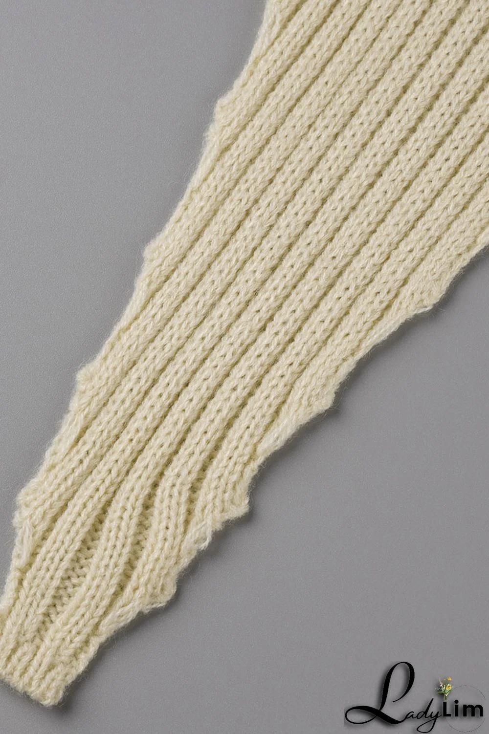 Apricot Sexy Solid Patchwork Backless Asymmetrical Turtleneck Tops