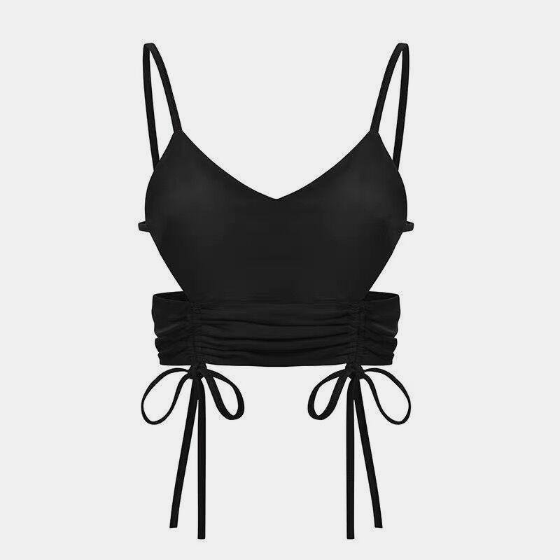 "Pansy" Tied Up Crop Top