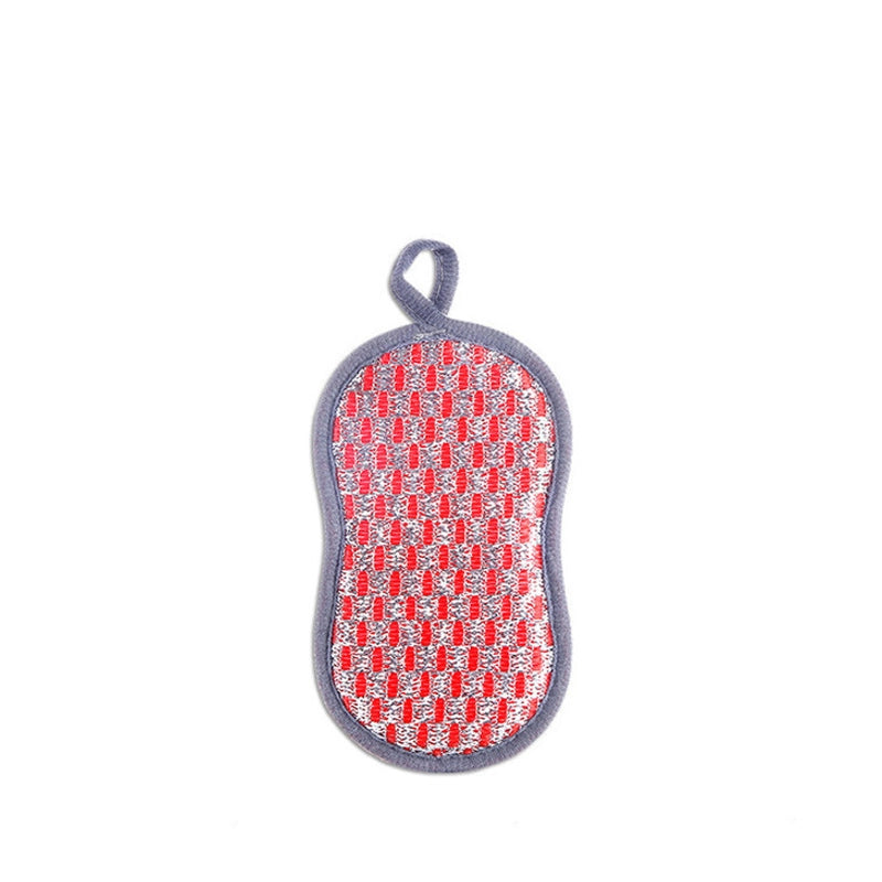 Kitchen Dishwashing Sponge Does Not Hurt The Pan Scouring Pad Household Double-sided Cleaning Cloth Brush Pan Dish Cloth Double-sided Magic Wipe