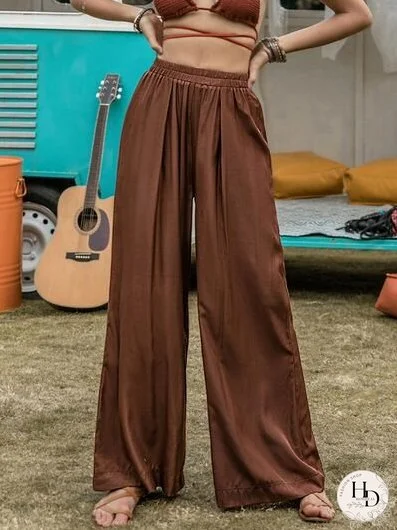 High Waist Wide Leg Pants