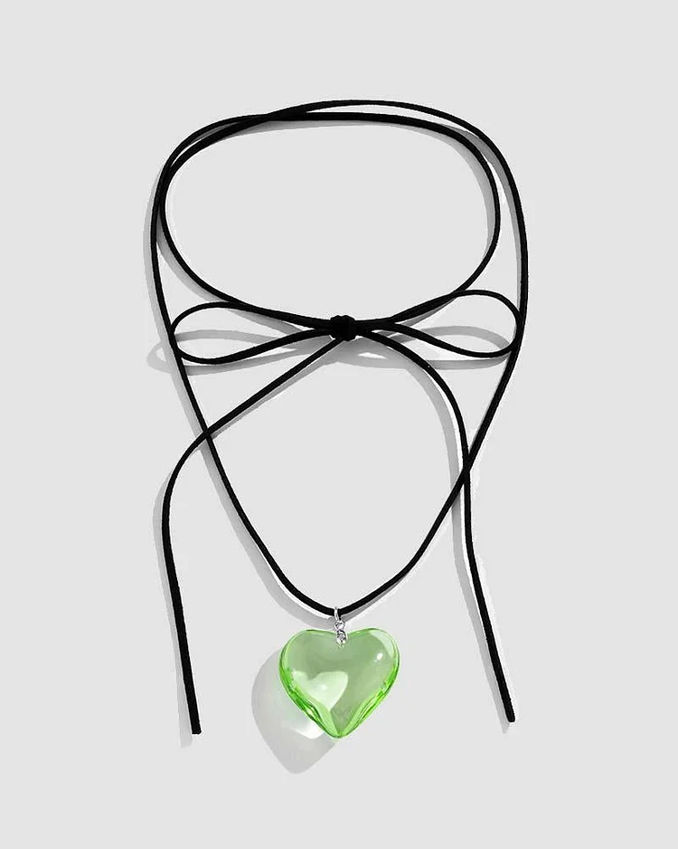 Heart Mould Wrap Necklace