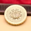 Brass Compass Metal Decompression Rotating Toy Tai Chi Bagua Fingertip Gyroscope indoor Leisure Decompression Artifact