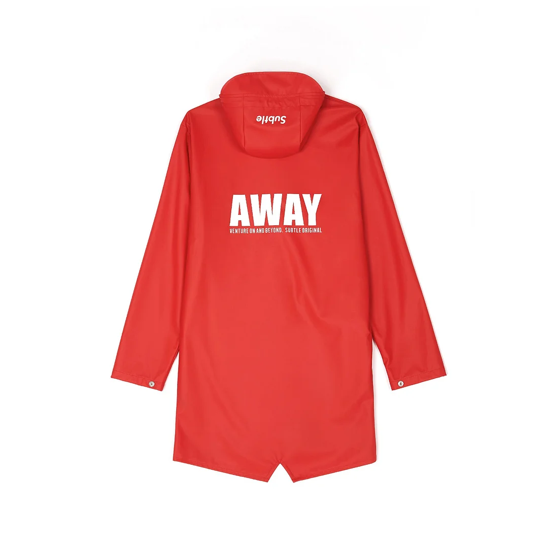 AWAY Raincoat CRIMSON