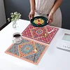 2Pcs Diamond Painting Mandala Placemat