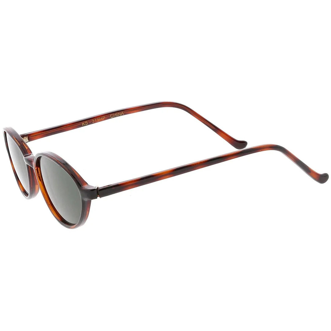 True Vintage Oval glasses Slim Arms Neutral Colored Round Lens 49mm