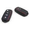Silicone Car Key Case 3 Buttons Car Remote Key Fob for VW Sagitar Polo Bora Golf