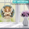 (US Only)Angel Girl Theme 2D Flat DIY Diamond Art Pendant Wall Decor for Home & Windows