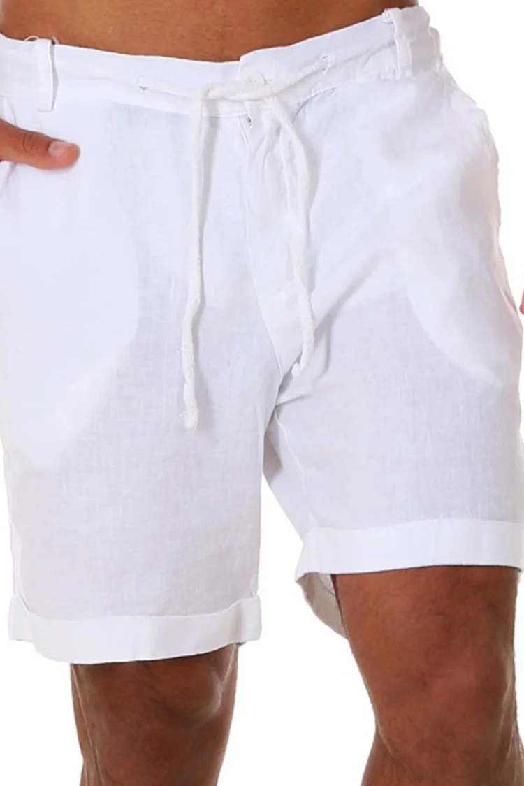 Men's Cotton Linen Loose Casual Sports Bloomers