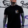 Skull-print Pullover T-shirt by Inlyline