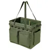 Camping Storage Bag Large Capacity Foldable Bag for Hiking Picnic Travel (Green)