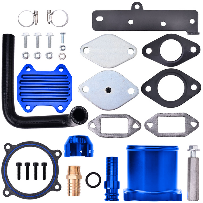 13 To 18 Dodge Ram 6.7L Cummins Diesel EGR Plate Cooler & Throttle Valve Delete Kit
