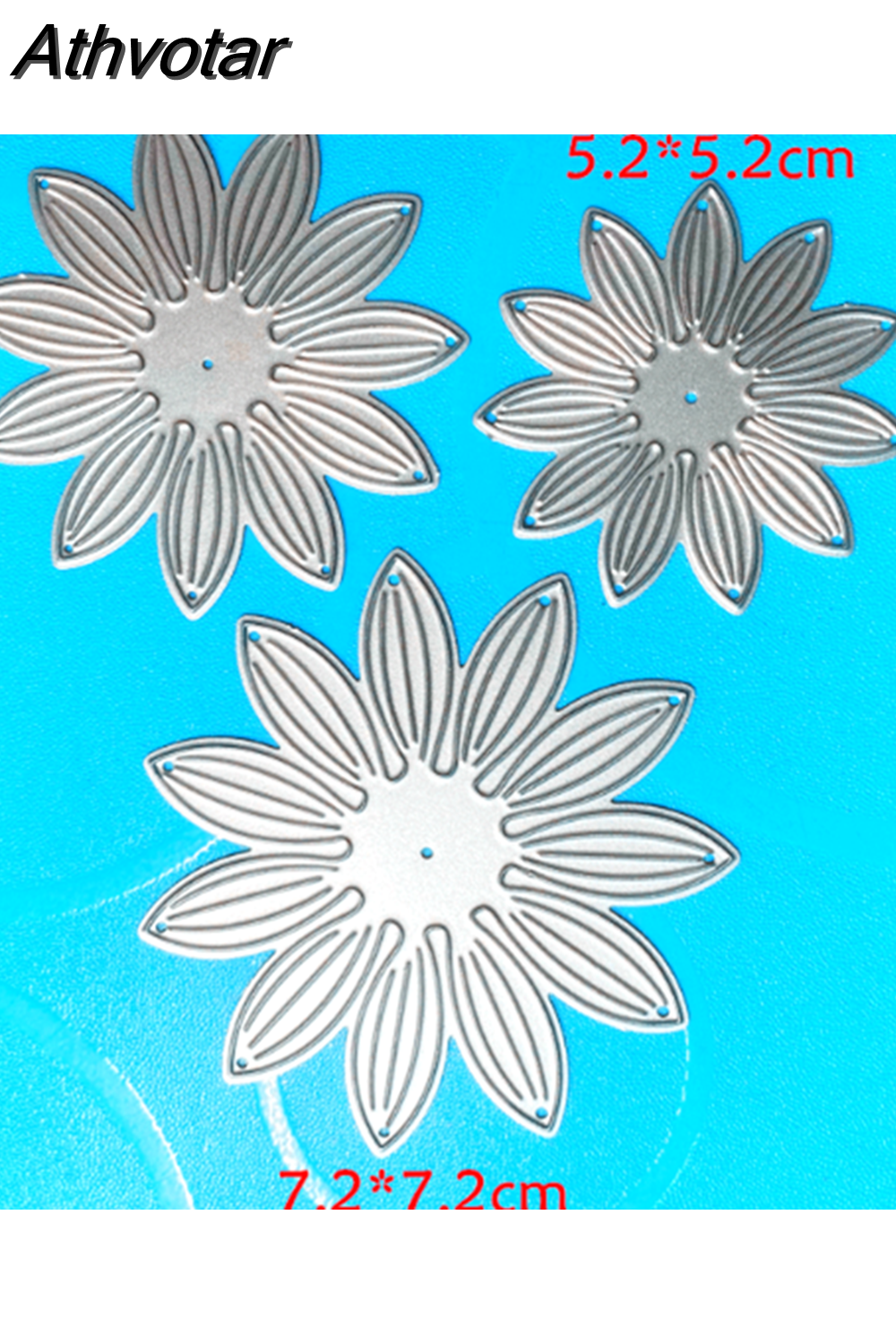 Athvotar Flowers Envelope Metal Cutting Dies For Scrapbooking Stencils DIY Album Cards Decoration Embossing Folder Die Cuts CUT