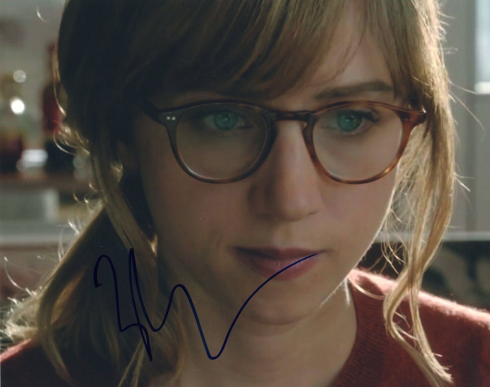 Zoe Kazan signed It's Complicated Movie 8x10 Photo Poster painting w/COA Revolutionary Road #3