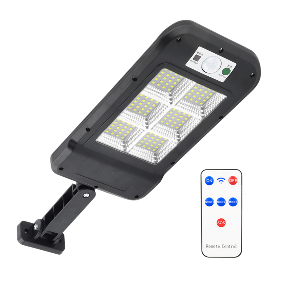 

120LED Waterproof Solar Wall Light Motion Sensor Remote Control Lamp (B), 501 Original