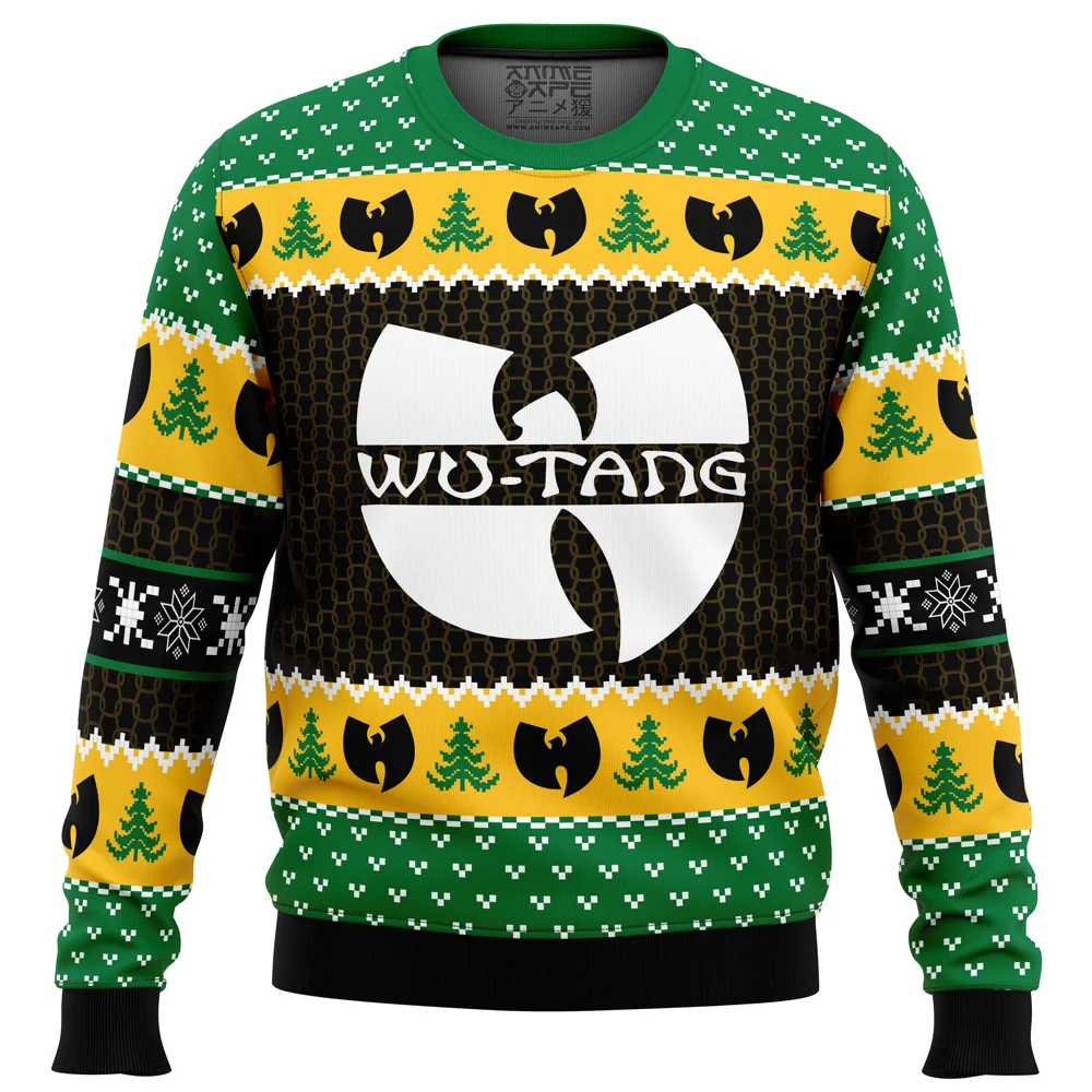 Yah Its Christmas Time Yo Wu Tang Clan Ugly Christmas Sweatshirt