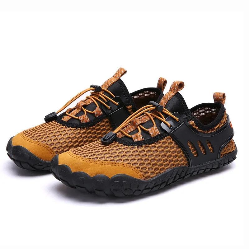 Outdoor Sneakers Non-slip Hiking Shoes For Men Women Walking Trekking  Aqua Shoes Unisex Breathable Mesh Upstream   Beach Barefo