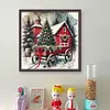 Christmas Scenery-11CT Stamped/Counted Cross Stitch 45*45cm/17.72*17.72in tapestrymarket