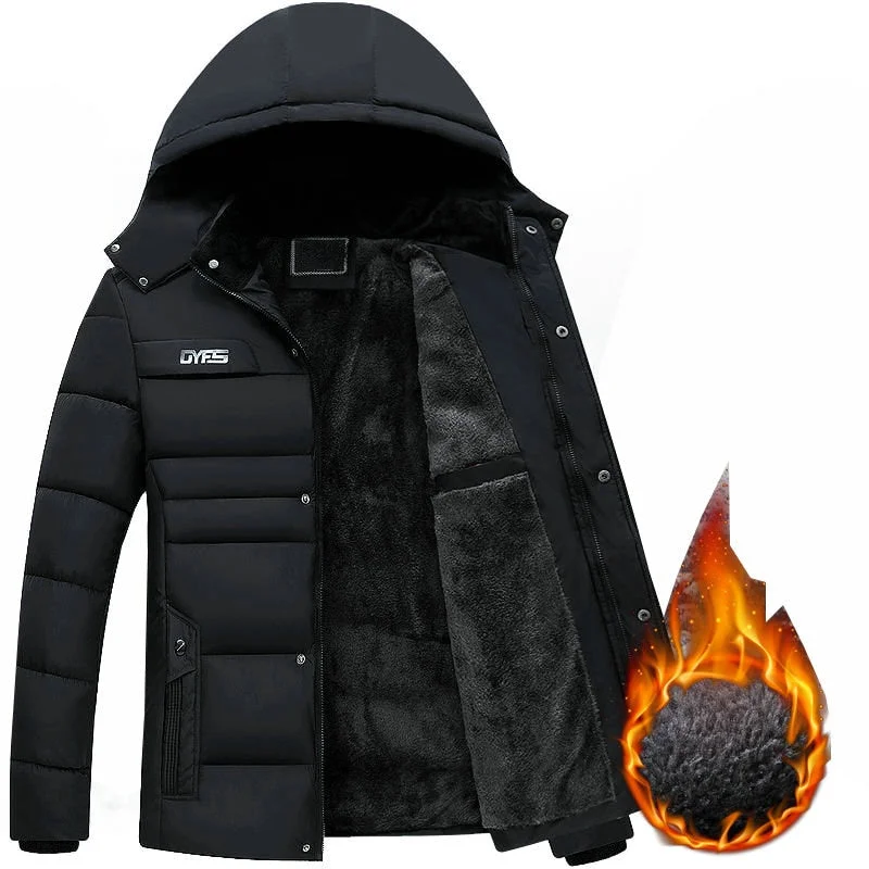 Men Parkas Coats Winter Male Hooded Jackets Casual Thicken Parka Coat Men's Fashion Waterproof Warm Parkas 2020 New Dropshipping