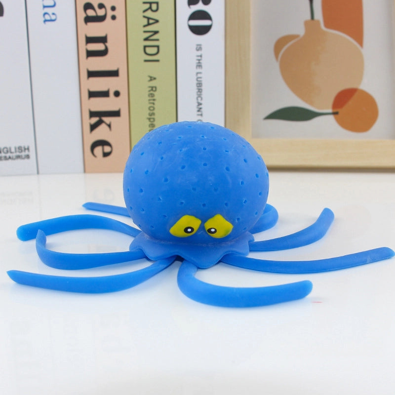 Water Playing Octopus Pinch Music Toys Marine Animals Children’s Bathing Swimming Pool Beach Octopus Water Playing Toys Decompression