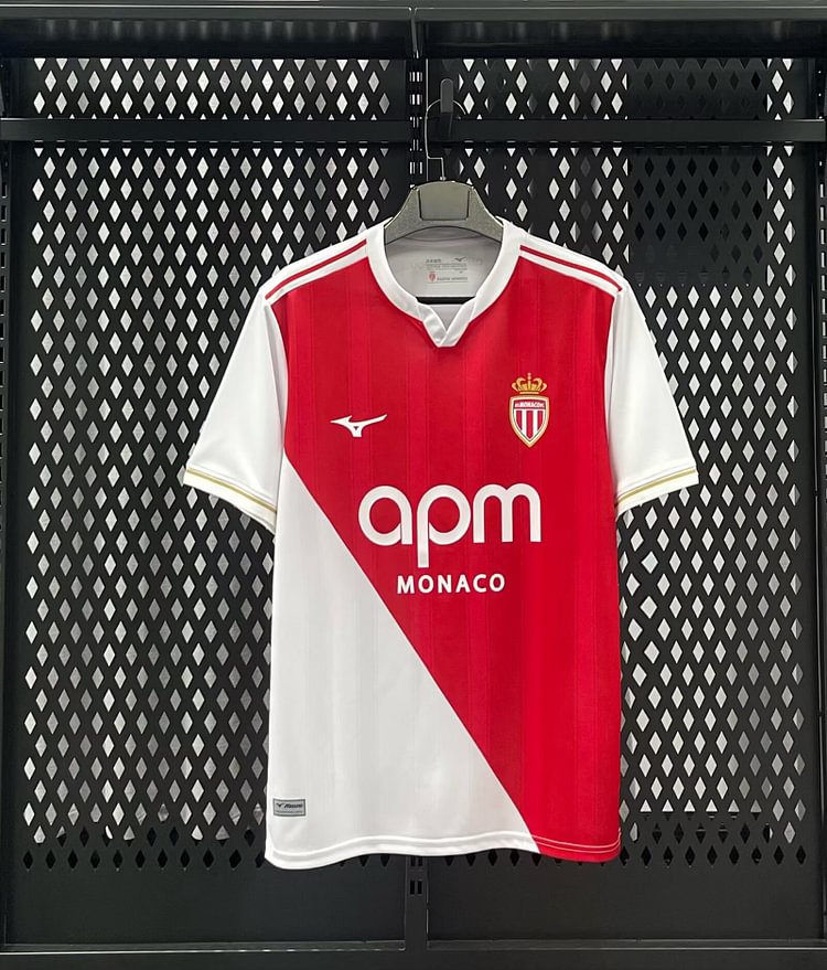 2025-26 Monaco Home Shirt - Fan Edition