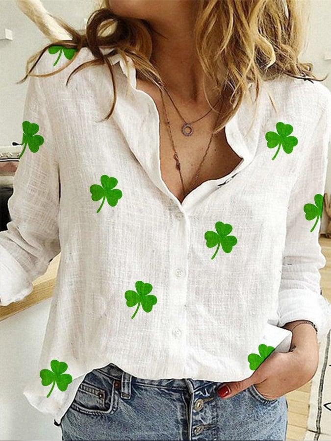 Women's St. Patrick's Day Shamrocks Shirt