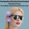 Smart BT Glasses with UV Filtered Lenses Wireless Audio Smart Sunglasses Built-in Speakers Unisex for Men Women Outdoor Running Cycling