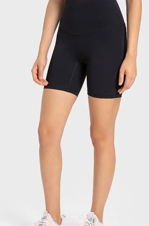High Waisted Hip Lift Sporty Biker Shorts