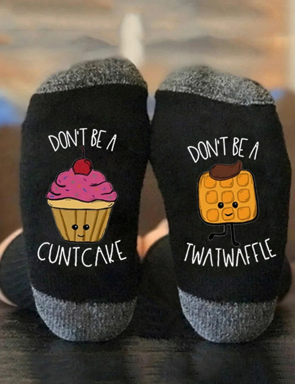 Lizzic Don't Be A Cuntcake Twatwaffle Socks