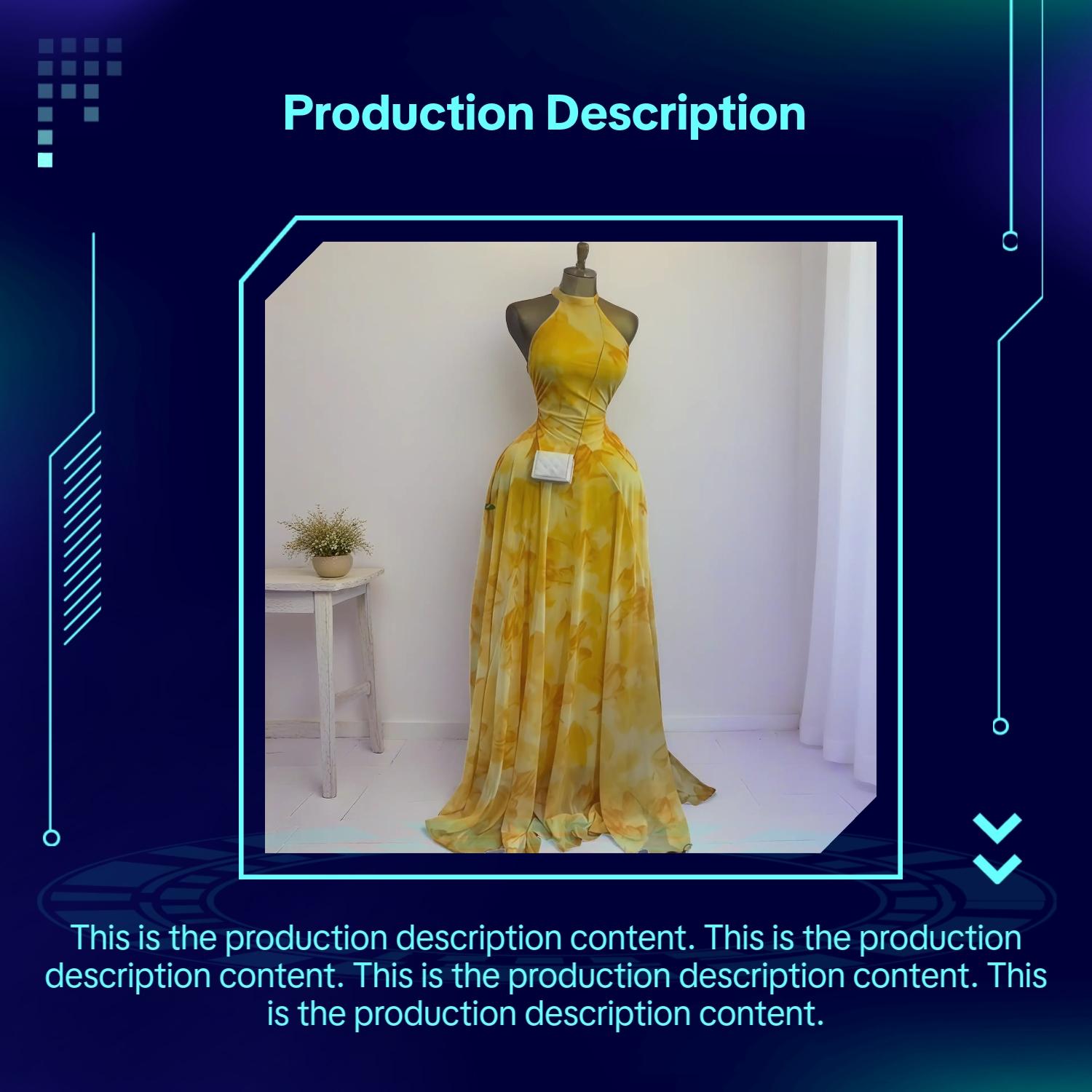 PULKRITU Women's O-Neck Sleeveless Stacked A-line Maxi Dress, Elegant Romantic Dress, Autumn Party Gown, Beach Evening Dress, Printed Long Dress for Birthdays, Jellyfish Camouflage Printed with Sashes Floor Length Dresses