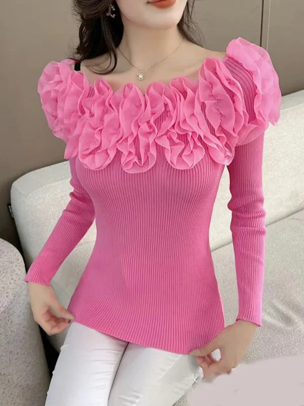 Pleated sleeveless sweater top
