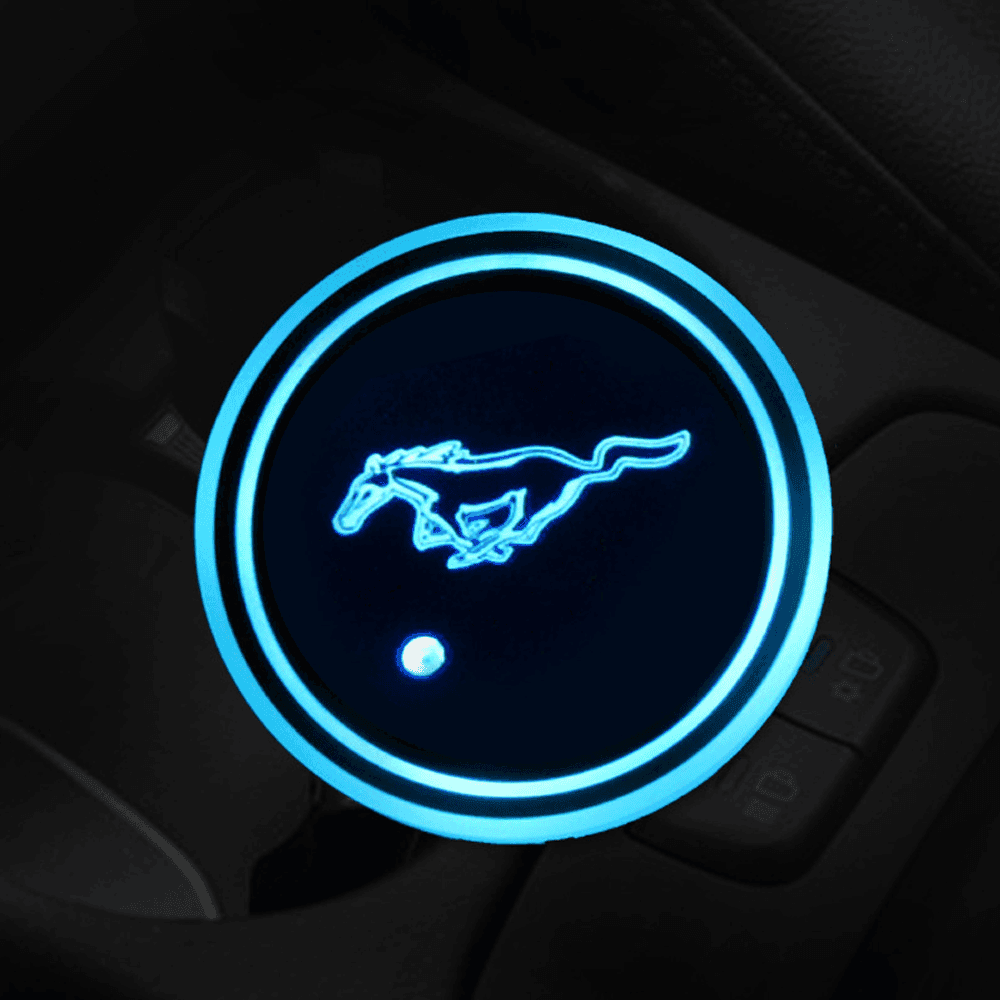 Ford Mustang-Compatible LED Cup Holder Light
